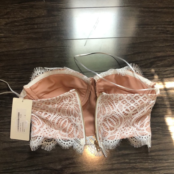 Lace strapless top 2/$40 - Picture 2 of 2